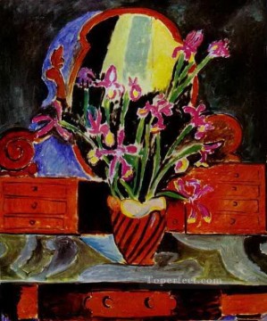 アンリ・マティス Painting - アイリスの花瓶 1912 抽象フォービズム アンリ・マティス